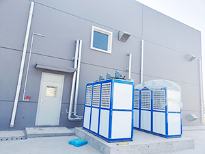 防爆冷庫建造外景機組圖